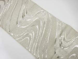 流水模様織り出し　袋帯